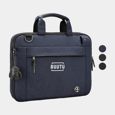 SwissDigital® BOLLIGEN USB Charging Port 16? Professional Laptop Sleeve